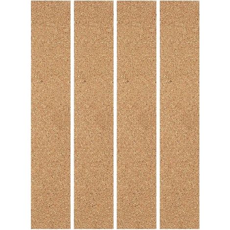 4 bandes de liège autocollantes pour tableau d'affichage-30X5X1.2CM (1/2)