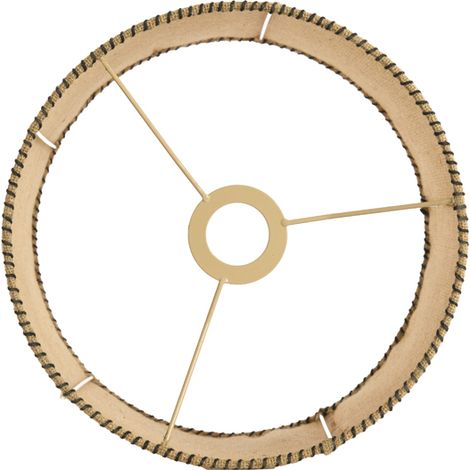Abat-jour - marron - Seloto - textile - Ø 30cm - E27 - 3911883 - (1/4)