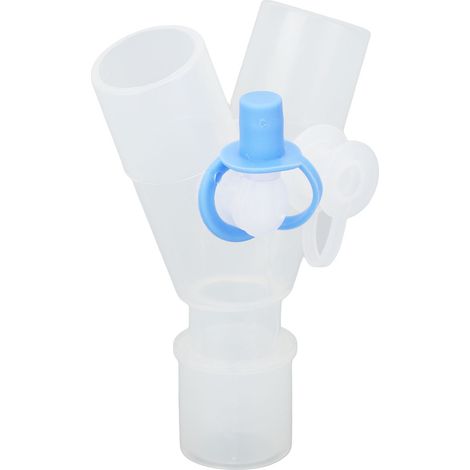 Raccord en T pour tuyau d'oxygène, 2 trous, réutilisable et facile à nettoyer, pour tuyau de machine respiratoire. (1/5)