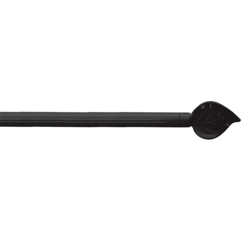 Tringle Déco Extensible "Folia" 60-80cm Noir