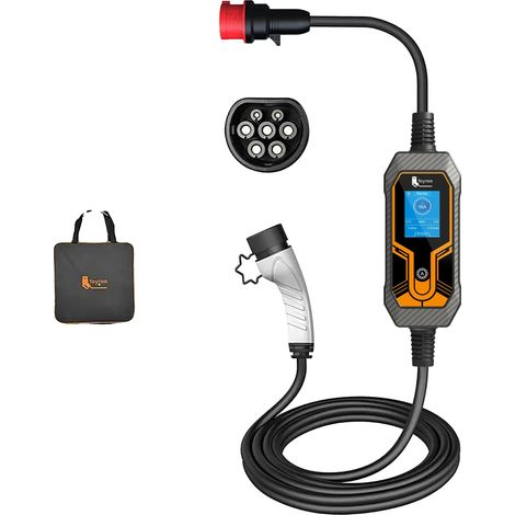 Chargeur EV Portable, Longueur de Câble de 5m, Classe d'Étanchéité IP65 (1/2)