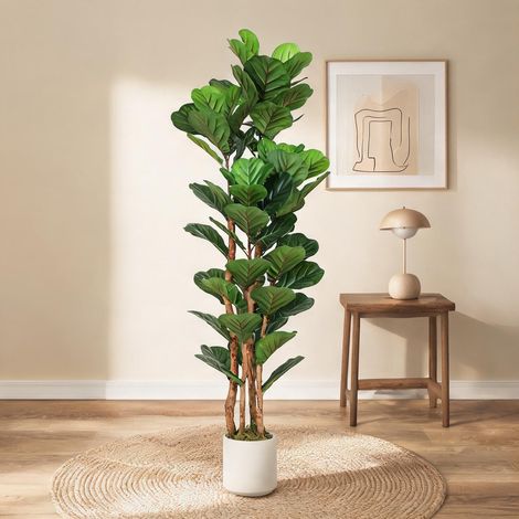 Figuier pleureur artificiel vert avec pot 150 cm 50 x 50 x 150 cm (1/5)