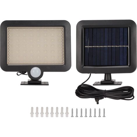 Solar-Flutlicht, Bewegungsmelder, wasserdicht, geteiltes Modell, für den Außenbereich geeignet (1/5)
