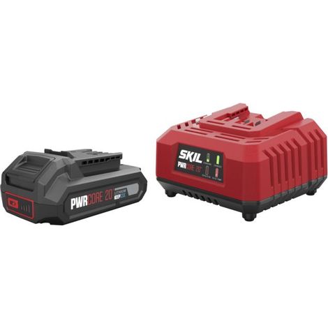 Batteria («20V Max» da 2,5 Ah «KEEPCOOL™» al litio) e caricatore SKIL 3110 AA