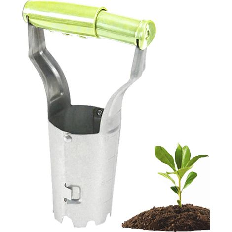 Outils de plantation de bulbes, transplanteur de bulbes de jardin, ameublisseur de terre atomique pour creuser/remblayer les trous de plantation de tulipes, jonquilles, dahlias et légumes (1/5)