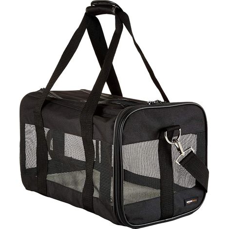 ZOLGINAH Basics AMZSC-002 Sac de Transport à Parois Souples pour Animal de Compagnie Noir Taille M (1/5)