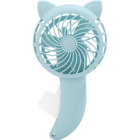 Ventilateur de Poche Mini Portable Puissant pour Voyage Bureau Extérieur - Vert Clair (1/5)