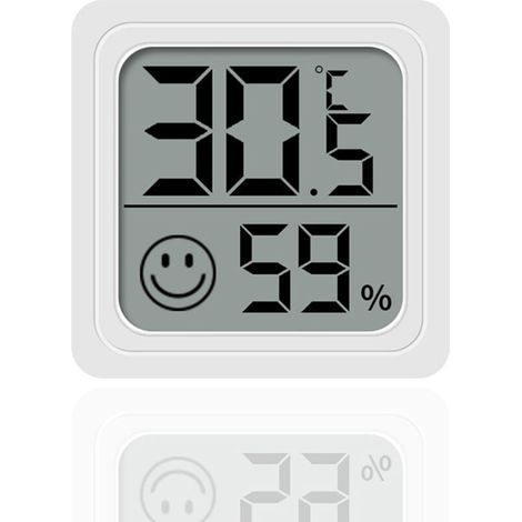 1pc Hygromètre Maison Chambre Bébé Sec et Humide Refroidissement et Chauffage Thermomètre Voiture Température et Humidité Simple Mini Hygromètre Électronique (1/4)