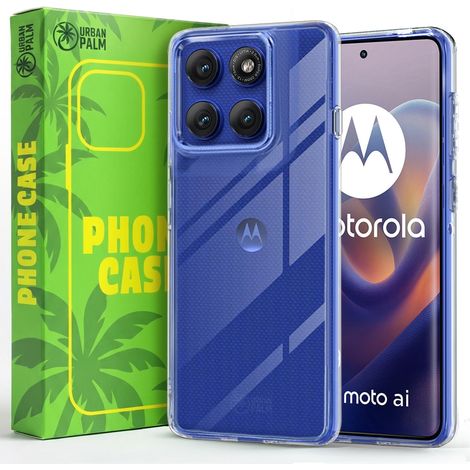 Étui UrbanPalm pour Motorola Edge 60 / Edge 60 Fusion, en silicone transparent (1/5)