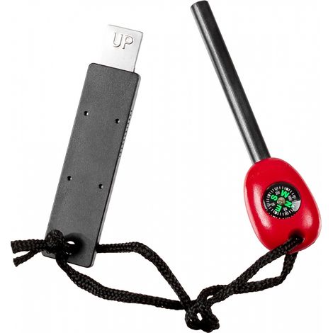 MFH Feuerstarter, Zündstein, mit Kompass