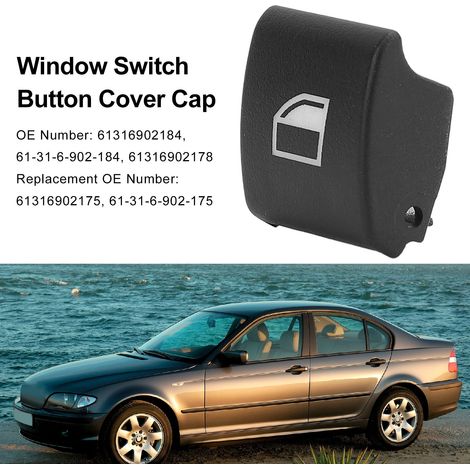 Copertura impermeabile per il pulsante di controllo degli alzacristalli elettrici per BMW Serie 3 E46 - Protezione per pulsanti (1/5)