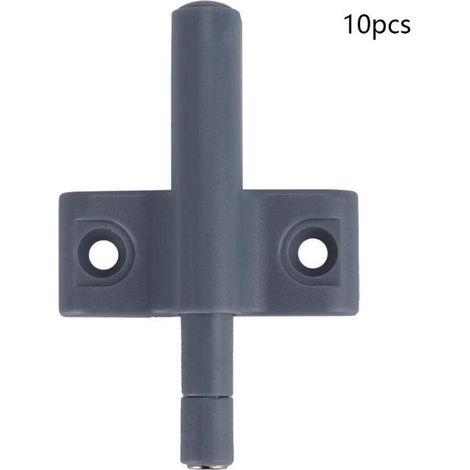 Chiusura per cassetto in ABS, ammortizzatore di apertura porta facile da installare, 10 pezzi, grigio per mobili, armadi e guardaroba. (1/5)