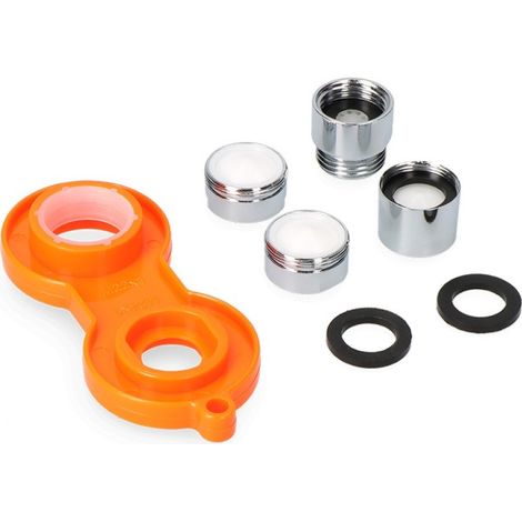 Kit de Aireadores y Reductores de Caudal para Grifos EDM 01609 (1/2)