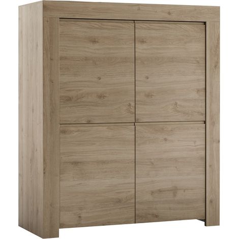 Credenza 4 ante linea Clear in Rovere Cadiz (1/5)