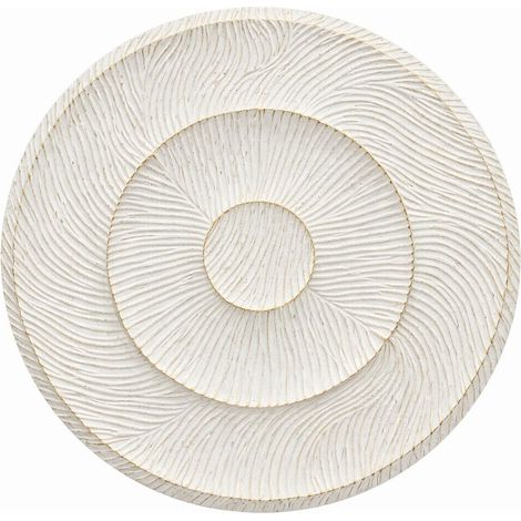 Decoracion Pared Mdf 120X3,4X120 Circulos Blanco (1/2)