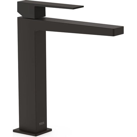 GRIFO MONOMANDO ALTO PARA LAVABO CON MANETA (1/2)