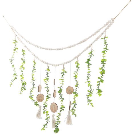Guirlande de perles en bois avec pendentif photo (3 pièces) (1/5)