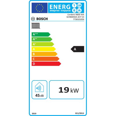 BOSCH Gas-Brennwertgerät, wandhängend Condens GC9800iWA 20 P 23, 840x440x365, 7738101026 (1/3)