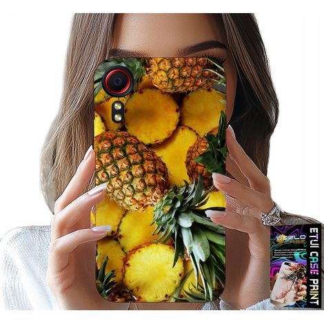 Custodia per Samsung Galaxy Xcover 7 - Custodia con vetro e motivo ananas (1/5)