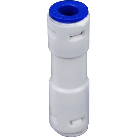 BRAVIX Fast Connect Clapet anti-retour à usage unique en plastique compatible avec système d'osmose inverse RO eau pure Lot de 2 Clapet anti-retour 1/4" (1/5)