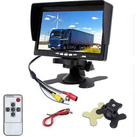 12V-24V 7 Zoll HD TFT LCD Farbmonitor für Auto LKW CCTV Kamera Reverse Backup (1/5)