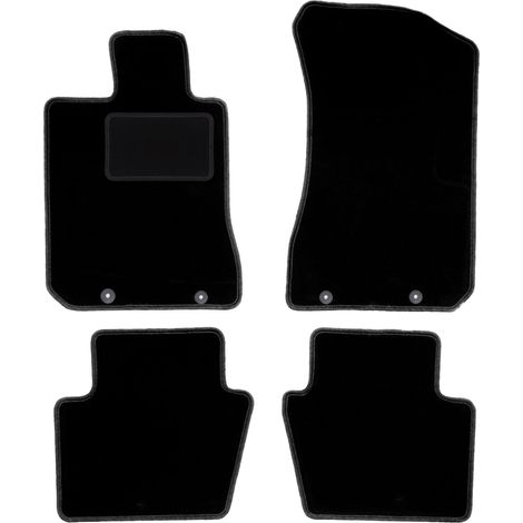Tappetini in velluto nero per: Honda Legend IV berlina (2004-2012) (1/5)