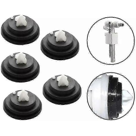 5 membranes en caoutchouc pour réservoir de toilette compatibles avec les soupapes de remplissage Siamp de 45 mm (pièces de rechange) (1/5)