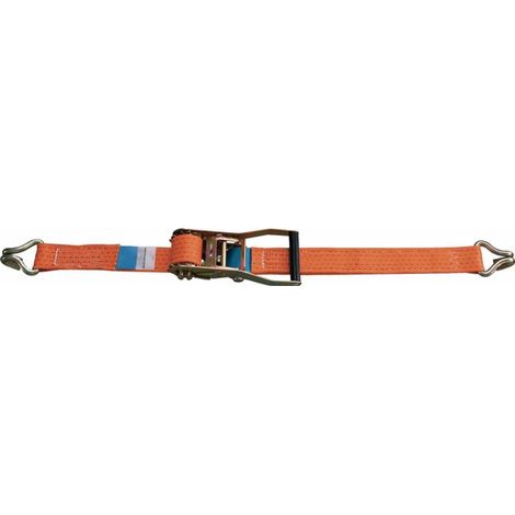 Dolezych Zurrgurt DIN EN 12195-2 Länge 6 m Breite 50 mm mit Ratsche + Spitzhaken LC U 5000 daN