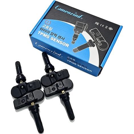Sensor de control de presión de neumáticos, frecuencia de 433 MHz, duración de la batería de 3 a 5 años, compatible con Citroën y Peugeot, preprogramado, fácil instalación. (1/5)