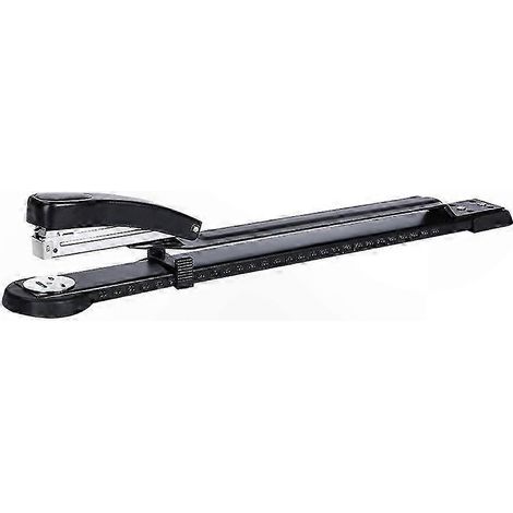 Agrapheuse à long bras robuste pour bureau, outil multifonction à grande capacité, agrafeuse de table professionnelle pour documents épais (1/3)