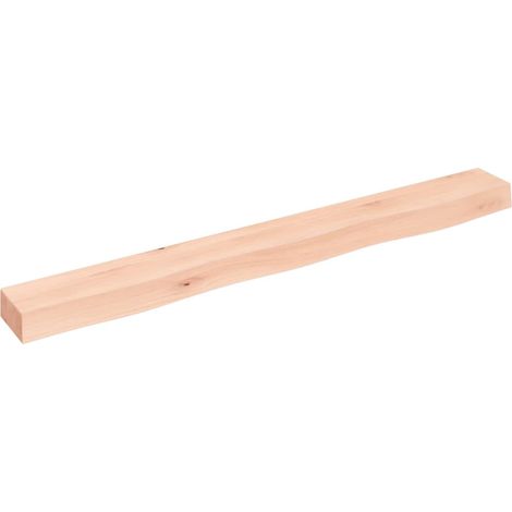Étagère murale 100x10x6 bois de chêne massif non traité