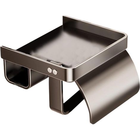 Porte-papier toilette étanche avec étagère de salle bain (1/5)