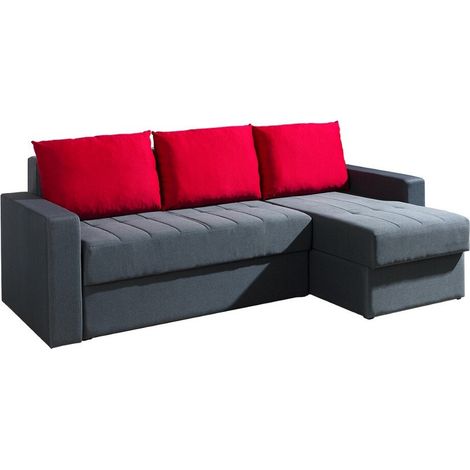 Canapé d'angle Providence 103, Bahama 32 + Bahama 25, Fonction de couchage, Boîte de literie, 233x140x77cm, 0 (1/5)