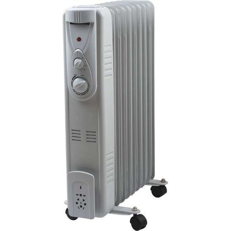 Stufa elettrica ad olio/Radiatore oleodinamico 9 elementi 2000W - 70501