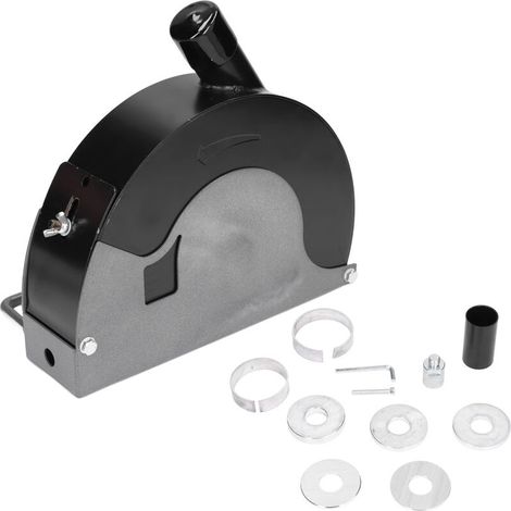 Eosnow Q-230F 9-Zoll-Winkelschleifer-Schneidstaubschutz für 230 Doppelsägeblatt-Schlitzen, Trockenschneiden