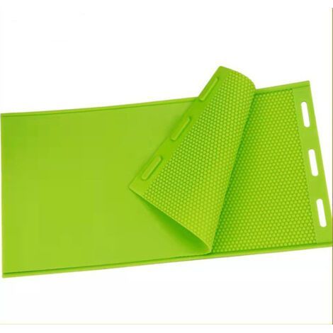 QORVA-Feuille de Cire d'abeille Moule Silicone Cire d'abeille Fondation Presse Moule 2 pièces Accessoires d'apiculture pour Apiculteur (1/5)