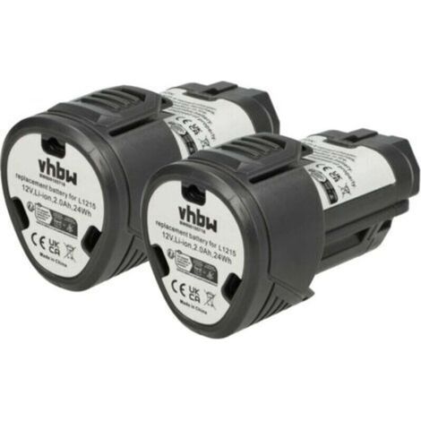 Ersatzakkus für AEG Elektrowerkzeuge L1215, L1215P, L1215R, L1220, L1230 (2000 mAh, Lithium-Ionen, 12 V) - Crezuo
