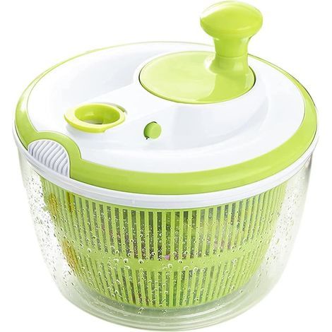 Salatschleuder, großer 5-Liter-Obst- und Gemüsetrockner, einfach zu bedienen (1/5)