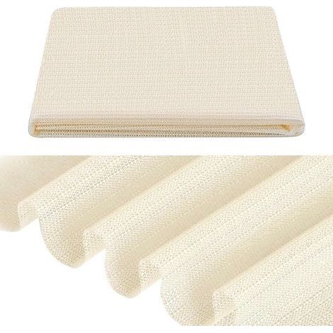 Sous-tapis antidérapant - 150 x 200 cm - Blanc - Tapis antidérapant à mailles - Protection et tapis de tiroir (1/5)