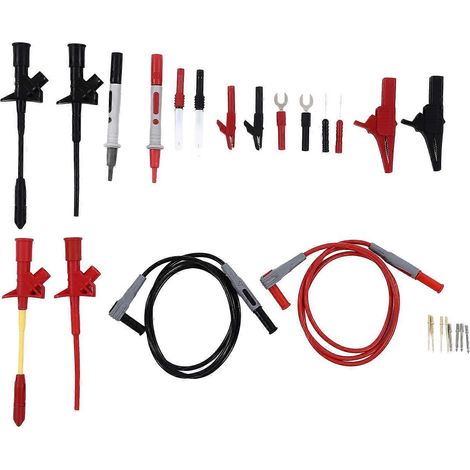 Multimeter-Messleitungen-Set aus Messing, PA-Kfz-Prüfspitzen-Set für Industrieelektronik