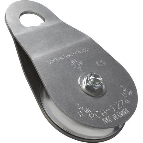PCA-1274 Poulie ouvrante inox 100 mm de diamètre (1/2)