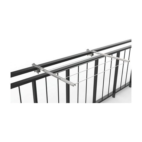 STENDINO X RINGHIERA 712 MINUTEX - ACCIAIO ZINCATO CM 58 CF=PZ 2- 2 confezioni