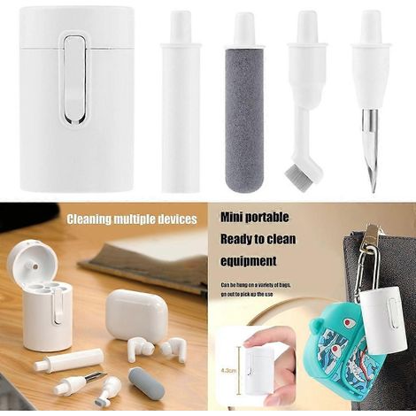 Stylo de nettoyage léger pour écouteurs et appareils numériques, facile à transporter. (1/4)