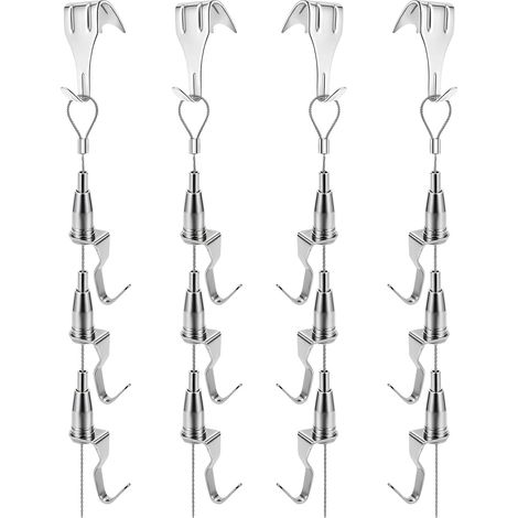 Systèmes de suspension réglables en 4 pièces avec fil d'acier (1/5)