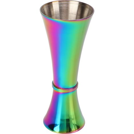 Doppelmessbecher aus Edelstahl 304, robustes Design und große Öffnung für einfaches Abmessen von Alkohol, glänzendes Aussehen und einfache Reinigung (1/5)