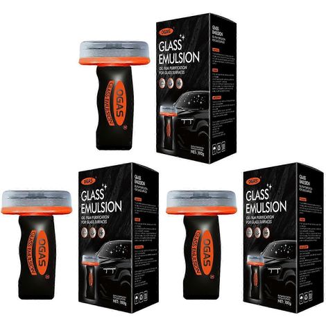 Produit hydrofuge 3X pour pare-brise de voiture, nettoyant professionnel pour traces de pluie sur les vitres latérales. (1/5)