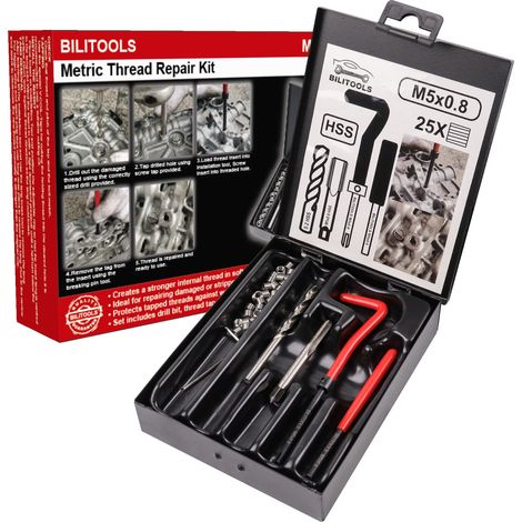 M5x0,8 Kit Réparation Filetage (1/5)