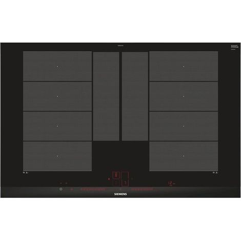 piano cottura a induzione 80cm 4 fuochi 7400w flexinduction nero - EX875LYV1E - Siemens