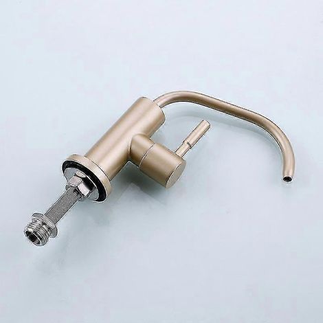 Grifo de fregadero de cocina con filtro de agua de ósmosis inversa de acero inoxidable, grifo monomando de agua potable directa. (1/5)