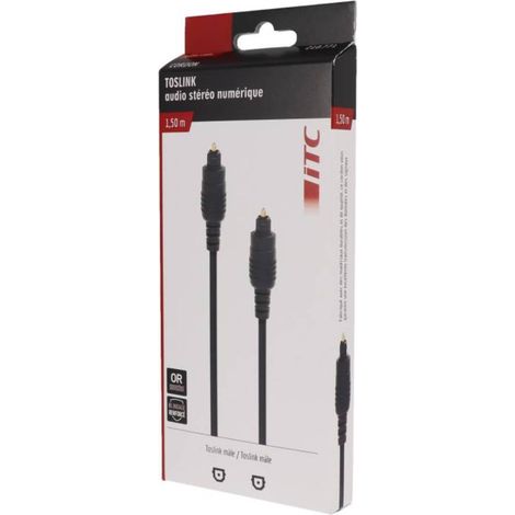 Ersatzteil - TOSLINK-Glasfaserkabel (Stecker, 1500mm) -  -